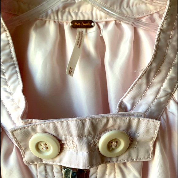 NWOT Free People Bomber Jacket Baby Pink - Picture 4 of 12